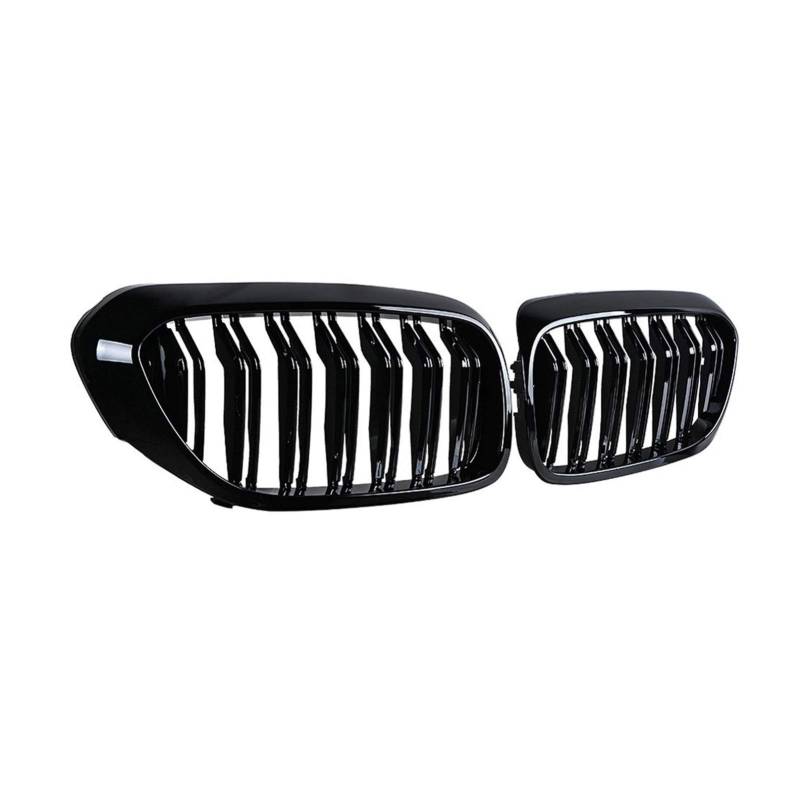 JUNPIY Frontstoßstangengrill, for, for 5er M5 G31 520i 530i 540i 2-Lamellen-Frontgrill in Schwarz, for G30 G31 2016–2019 4-türig Auto-Kühlergrill von JUNPIY