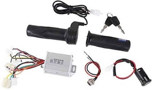 JUNPIY Gasdrehgriff-Set for Elektrofahrrad-Controller, 24 V 250 W Bürstenloser Elektrofahrrad-Controller Elektroroller-Controller von JUNPIY