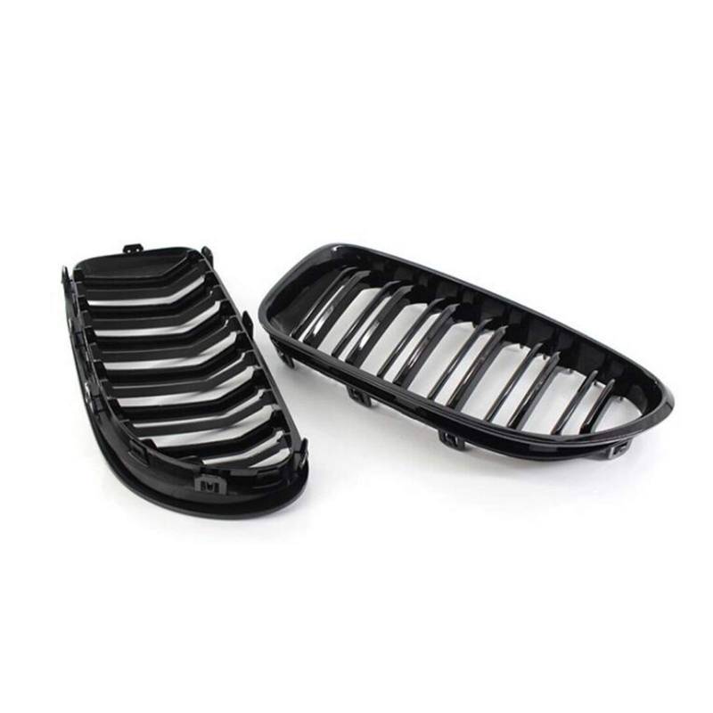 JUNPIY Glänzend Schwarze Frontstoßstangen-Grillgitter, for, for M6 640i 650i F06 F12 F13 2012 2013 2014 2015 2016 2017 Auto-Kühlergrill von JUNPIY
