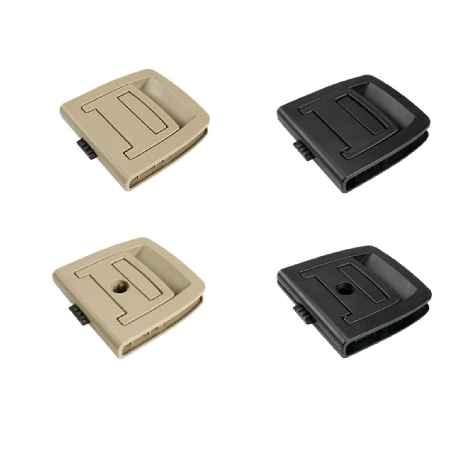 JUNPIY Kofferraumabdeckung Bodenplatte Matte Bodenteppich Griff Autozubehör, for, E70 X5 E71 X6 2006-2013 51476958161(A-BEIGE) von JUNPIY