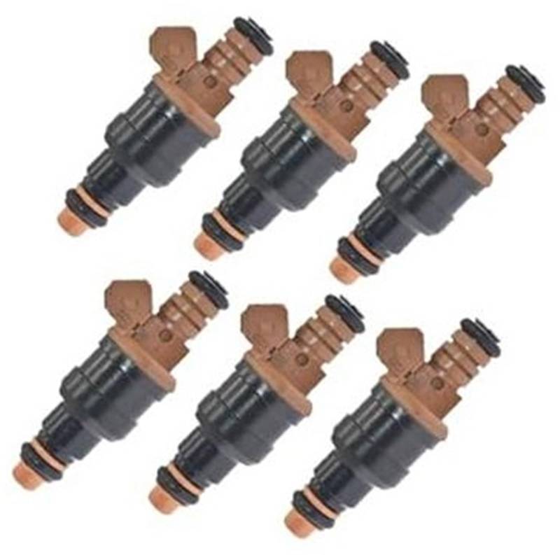 JUNPIY Kraftstoff Injektoren Auto Zubehör 1/6X 0280150953 Kraftstoff Injektor Einspritzdüse(Black 6PCS) von JUNPIY