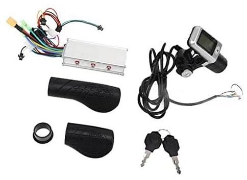 JUNPIY LCD-Display, Metallgehäuse, 500-W-Scooter-Controller-Kit mit Rillendesign, for Elektroroller Elektroroller-Controller von JUNPIY