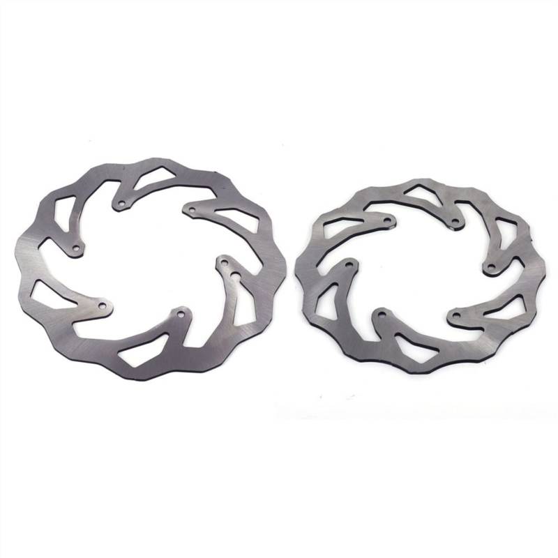 JUNPIY Motorrad 220MM 260MM Bremsscheiben vorne hinten Rotoren, for EXC SX SXS XC XCW XCF XCFW 125 150 200 250 300 350 450 525 530(Front and Rear) von JUNPIY