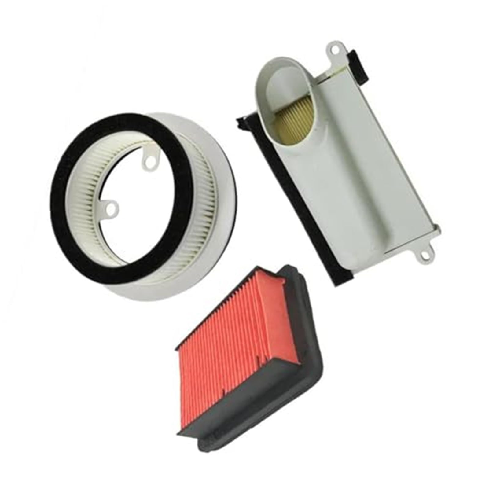 JUNPIY Motorrad-Luftfilter-Ansaugreiniger, for XP530 TMAX BlackMax IronMax 530 12-16 XP500 XP560 SR400(Black Kits) von JUNPIY