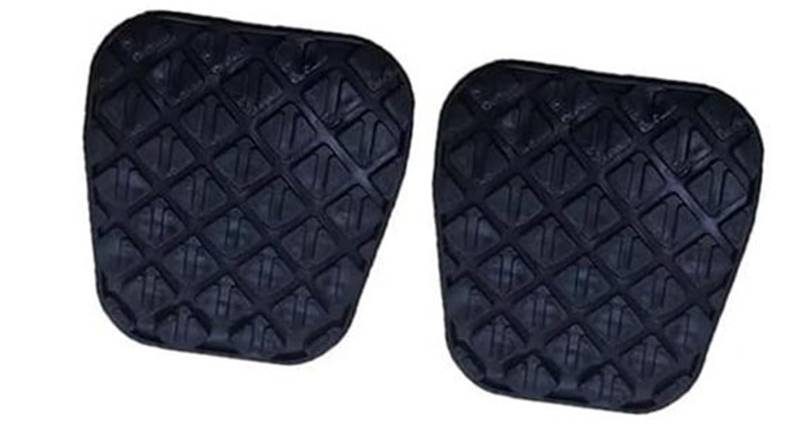 JUNPIY Pedalauflage, for Mazda 2 3 5 6 CX 5 7 Bremsgummiabdeckung Kupplungspedalauflage (1X) Auto-Kupplungspedal(Black 2X) von JUNPIY