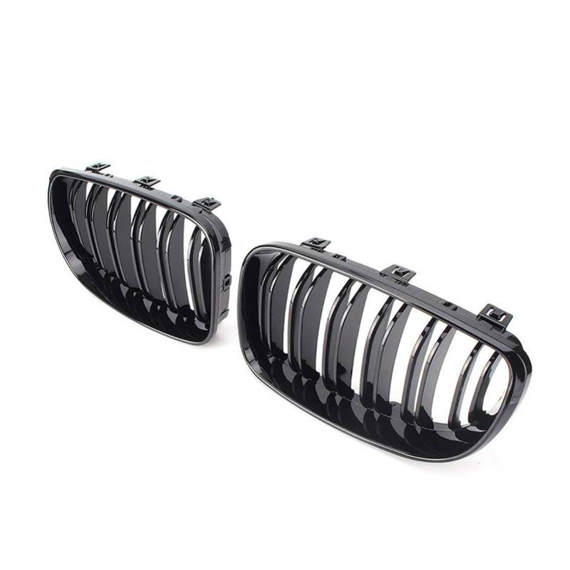 JUNPIY Vorderer Mittelgrill, schwarz, for, for E81 E82 E88 1-Serie 2008 2009 2010 2011 2DOOR 4 Door 120I 128I 130I 135I Auto-Kühlergrill von JUNPIY