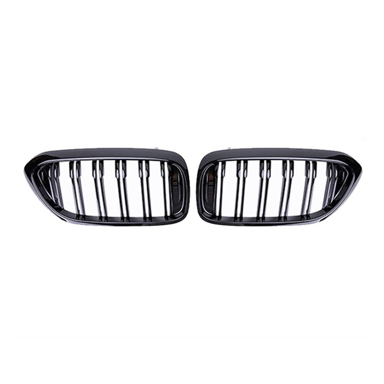JUNPIY Vorderer Renngrill, for, for den neuen 5er G30 G38 525I 530I 540I 550I 2017 2018 2019 2020 Performance Bumper 2 Lamellengrill Ersatz Auto-Kühlergrill(Gloosy Black) von JUNPIY