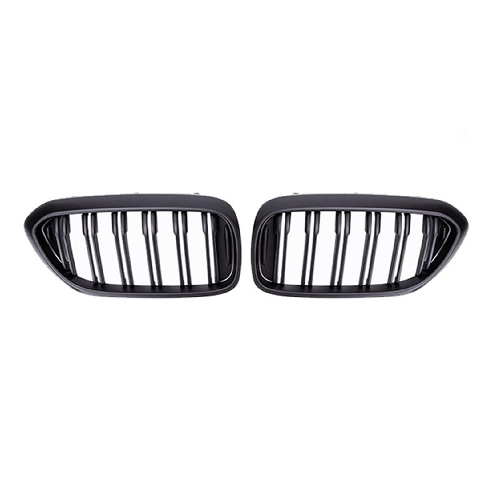 JUNPIY Vorderer Renngrill, for, for den neuen 5er G30 G38 525I 530I 540I 550I 2017 2018 2019 2020 Performance Bumper 2 Lamellengrill Ersatz Auto-Kühlergrill(Matte Black) von JUNPIY