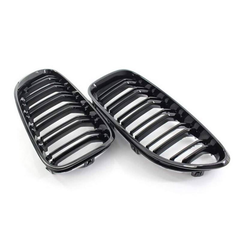 JUNPIY for, for F06 Grill 6er F12 F13 M6 Frontstoßstangenlippe Kohlefaser-Frontgrill 2012 2013 2014 2015 2016 2017 2018 2019 Auto-Kühlergrill von JUNPIY