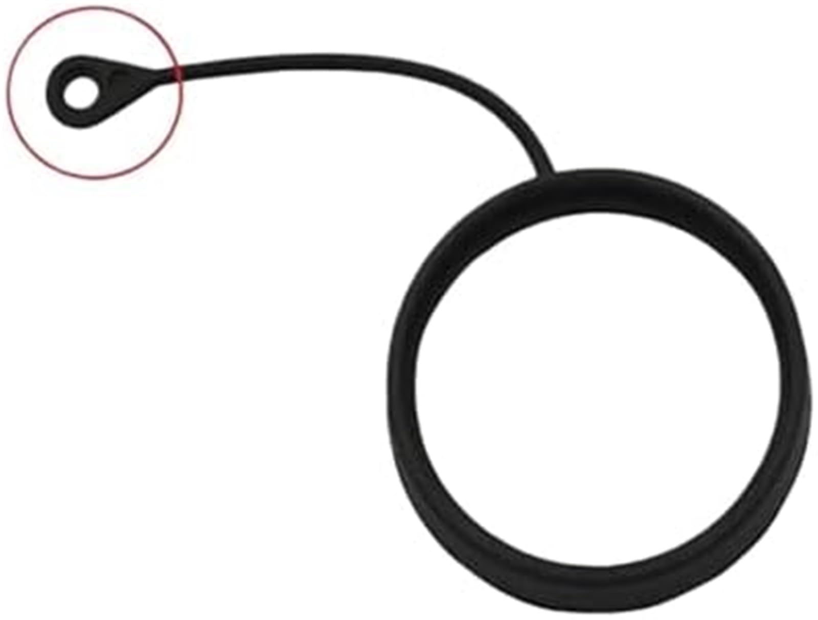 JUNPIY for Mercedes-Benz, for CEAS-Klasse W211 W212 W204 W213 W124 AMG GLC GLA Benzinöl Auto Tankdeckel Deckel Leitung Kabel Seil Tankdeckel-Haltegurt(Black Old Model) von JUNPIY