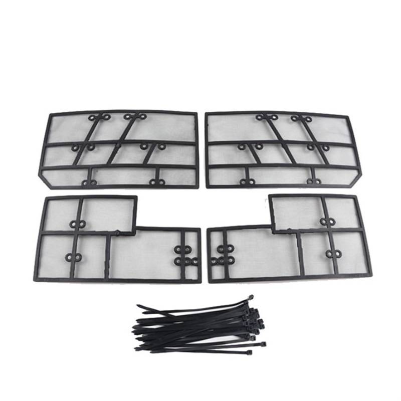 JUNPIY for Mitsubishi, for Pajero V93 V97 Auto-Frontinsektengrillnetz Insektenschutz-Schutzgitterabdeckung 2012~2018 Zubehör Auto-Kühlergrill von JUNPIY