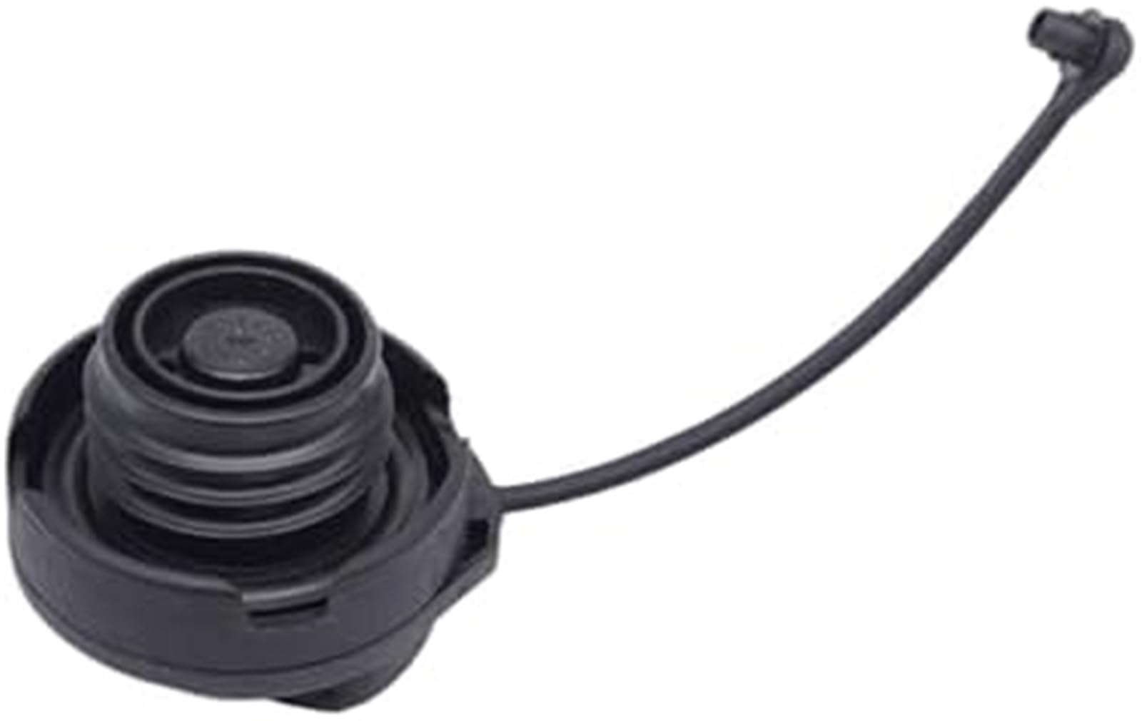 JUNPIY for Seat, Leon, for MK1 MK2 1M 1P Heizöltank-Abdeckstopfen Benzin-Öldeckel Deckel Gaseinfüllstutzen Haltegurt Schnur Seil Haltegurt Tankdeckel-Haltegurt(Black Rope and Cap) von JUNPIY