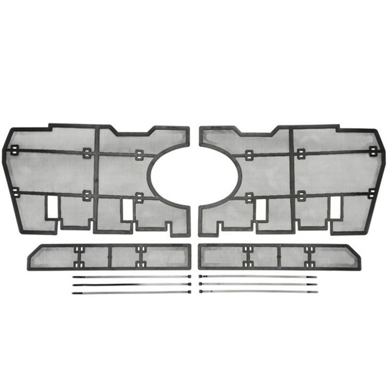 JUNPIY for Toyota, for Land Cruiser, for Prado 2018 2019 2020, Auto-Frontgrilleinsatz, Netzschutz, Netzabdeckung, Zubehör Auto-Kühlergrill von JUNPIY