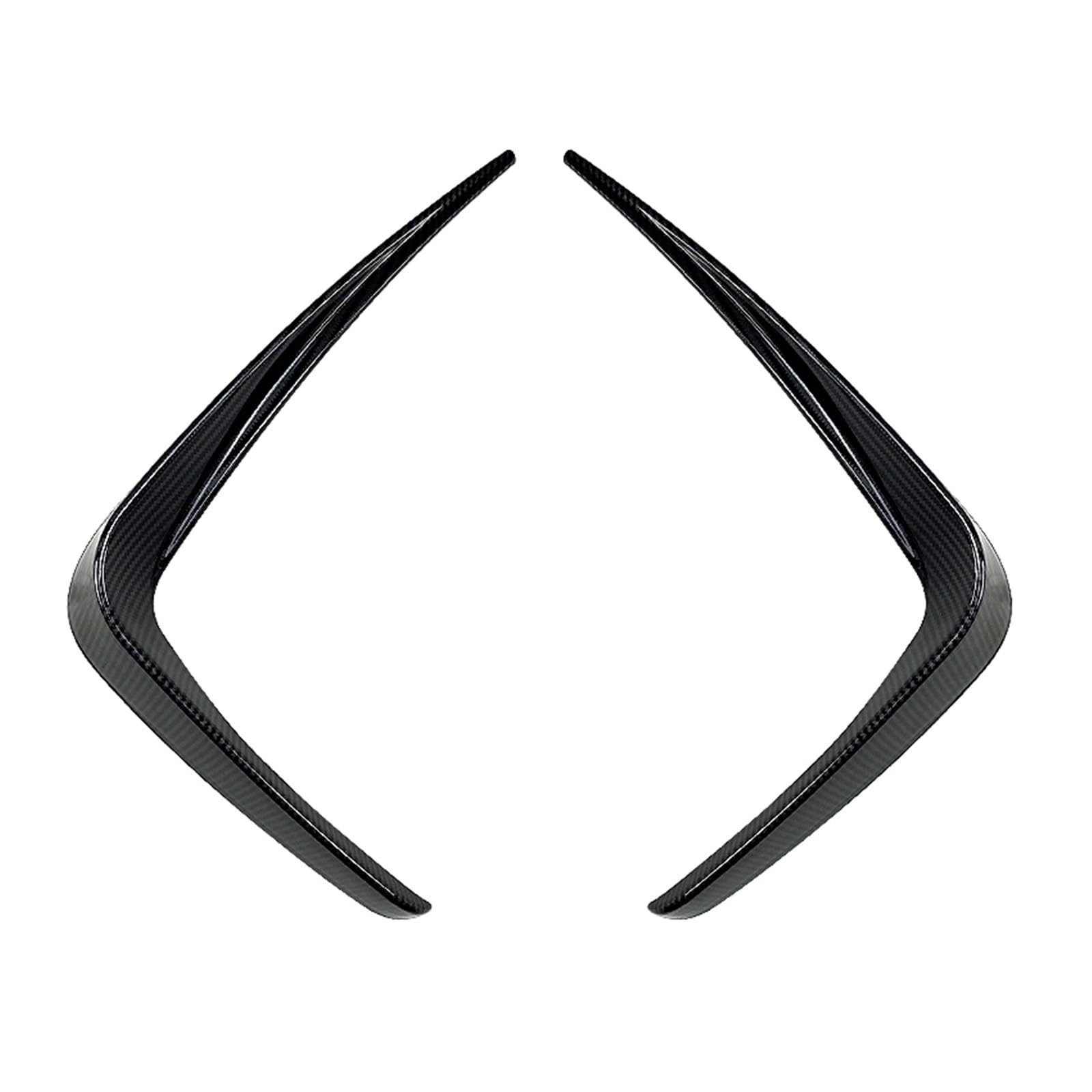 Nebelscheinwerfer Air Vent, Frontstoßstangen-Seitenspoilerverkleidung, for BMW, for 3er G20 G21 G28 M Sport 2019–22 320i 325i, Ansaughauben-Rahmenabdeckung, Lüftungsschlitz-Splitter(Size:Carbon Fiber Nebelscheinwerfer Air Vent, Frontstoßstangen-Seitenspoilerverkleidung, for BMW, for 3er G20 G21 G28 M Sport 2019–22 320i 325i, Ansaughauben-Rahmenabdeckung, Lüftungsschlitz-Splitter(Size:Carbon Fiber von JUNPIY