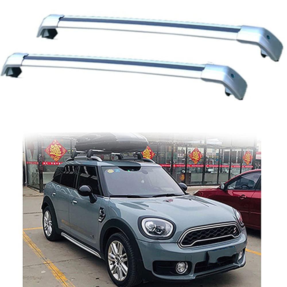 2 Stücke Dachträger-Querstangen Dachgepäckträger für Countryman F60 2017-2023 Dachträger aus Aluminium für Dachboxen oder als Skihalter Tragkraft 220 kg Dachträger,C von JUNYEW