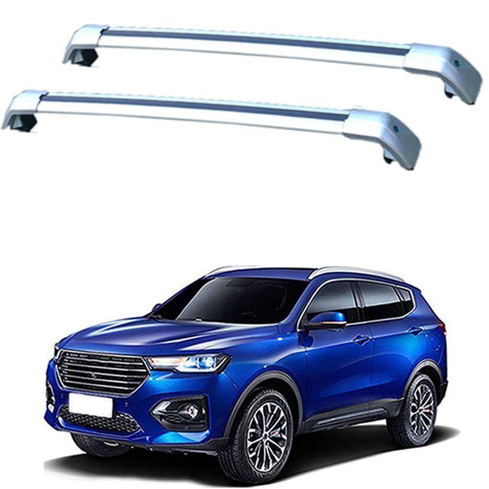 2 Stücke Dachträger-Querstangen Dachgepäckträger für HAVAL All New H6 2017 2018 2019 2020 Dachträger aus Aluminium für Dachboxen oder als Skihalter Tragkraft 220 kg Dachträger,C von JUNYEW