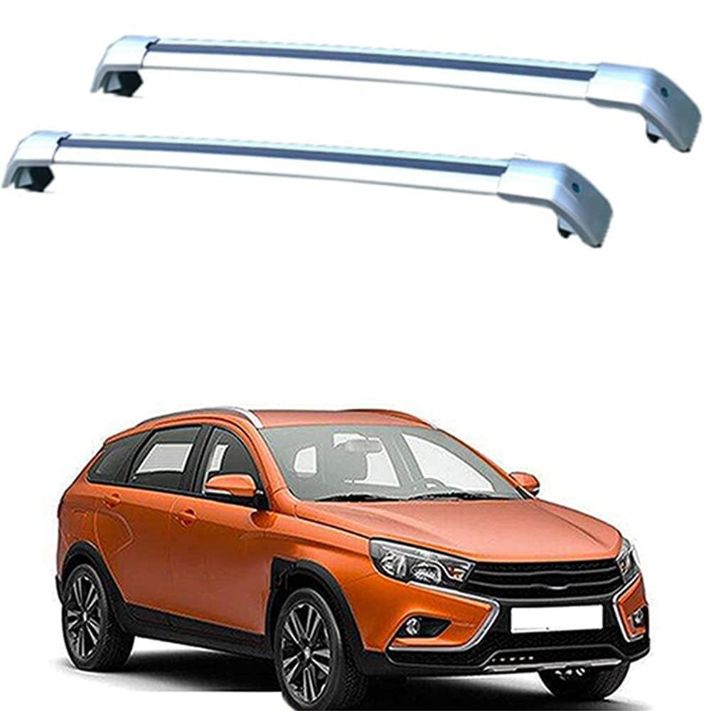 2 Stücke Dachträger-Querstangen Dachgepäckträger für LADAVESTA SW Estate (GFL) 2015-2020 Dachträger aus Aluminium für Dachboxen oder als Skihalter Tragkraft 220 kg Dachträger,C von JUNYEW