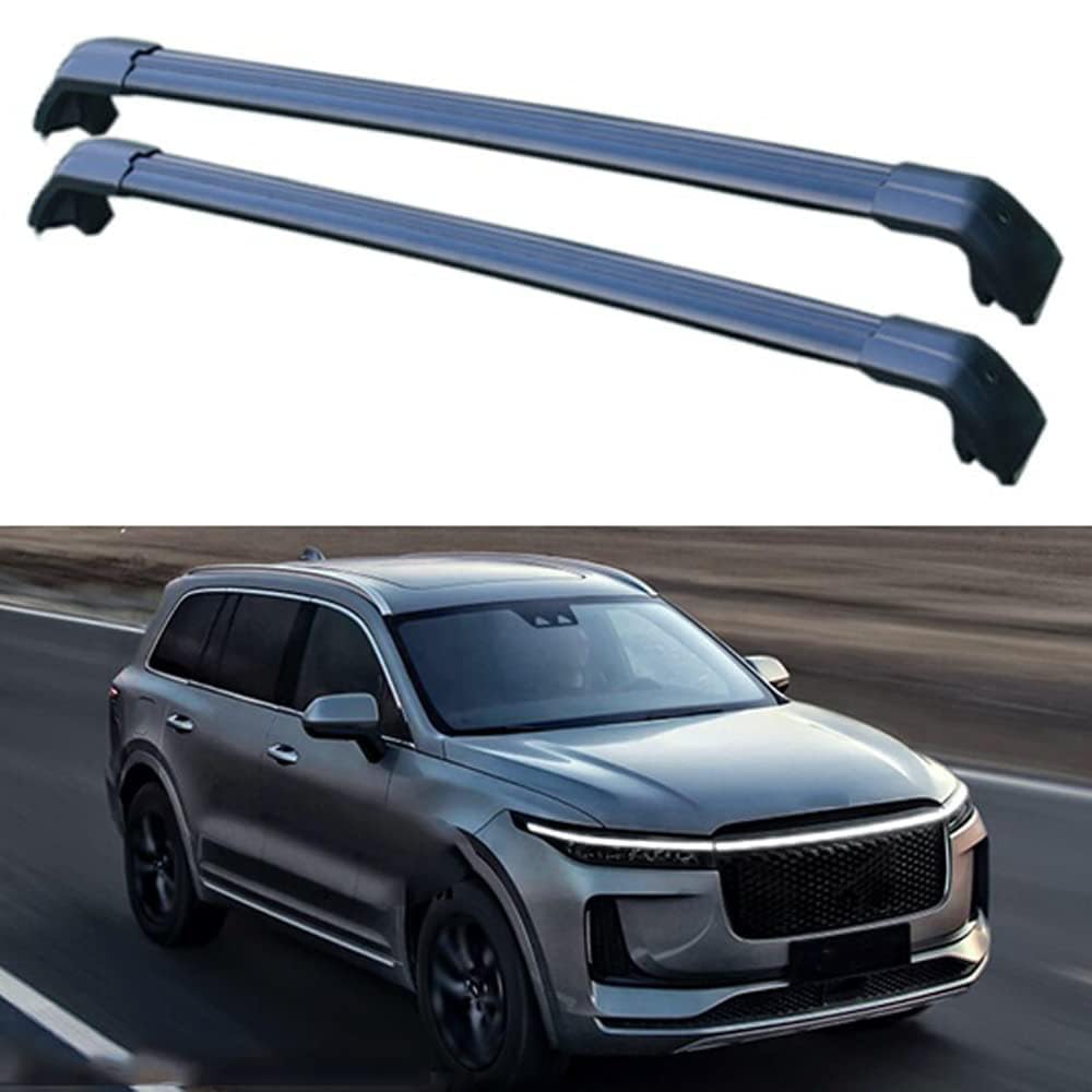 2 Stücke Dachträger-Querstangen Dachgepäckträger für Leading IDEAL one [2021+] Dachträger aus Aluminium für Dachboxen oder als Skihalter Tragkraft 220 kg Dachträger,B von JUNYEW