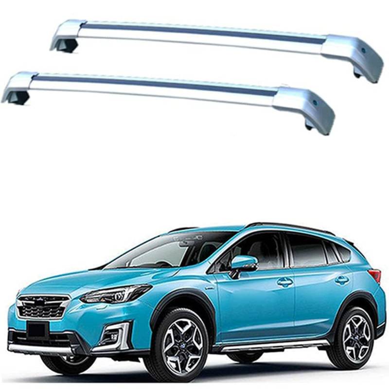 2 Stücke Dachträger-Querstangen Dachgepäckträger für Subaru XV e-Boxer SUV 2019+ Dachträger aus Aluminium für Dachboxen oder als Skihalter Tragkraft 220 kg Dachträger,C von JUNYEW