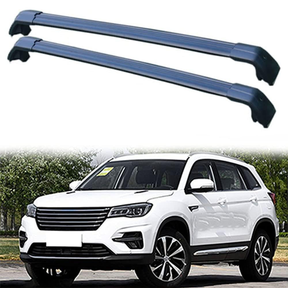 2 Stücke Dachträger-Querstangen Dachgepäckträger für changan cs75 2016 2017 2018 2019 Dachträger aus Aluminium für Dachboxen oder als Skihalter Tragkraft 220 kg Dachträger,B von JUNYEW