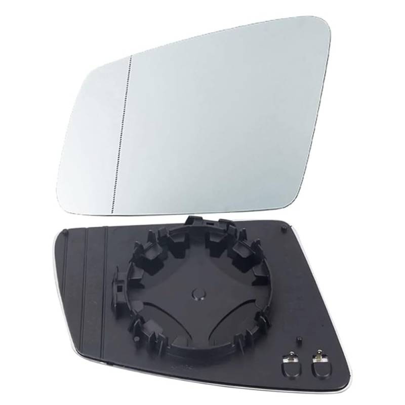 Flügel Spiegelglas Ersatz für Benz Class A W176 2012-2017,Spiegelglas mit Heizfunktion/Spiegelglas Links Rechts mit Trägerplatte,Left von JUNYEW