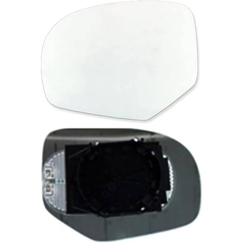 Flügel Spiegelglas Ersatz für Suzuki Swift 2008-2016,Spiegelglas mit Heizfunktion/Spiegelglas Links Rechts mit Trägerplatte,Left von JUNYEW