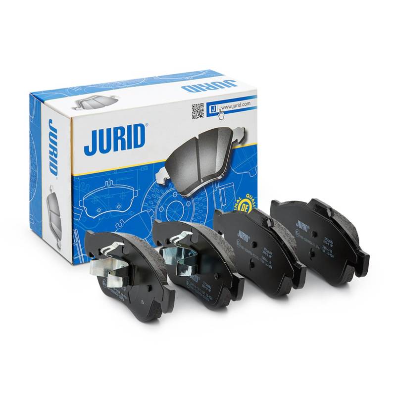JURID Bremsbelagsatz RENAULT,NISSAN,DACIA 573268J E172295,4106000Q1B,410603172R 410601306R,410605961R,410607115R,410A12582R,440607115R,8660000781 von JURID