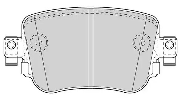 JURID Bremsbelagsatz VW,AUDI,SKODA 573603J 5Q0698451F,5Q0698451L,8U0698451F 2Q0698451A,5Q0698451B,7N0698451A,2K5698451A,2K5698451B,7N0698451B von JURID