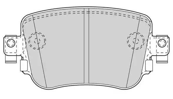 JURID Bremsbelagsatz VW,AUDI,SKODA 573603J 2Q0698451A,5Q0698451B,5Q0698451F 5Q0698451L,7N0698451A,8U0698451F,2510925110,2Q0698451A,5Q0698451B von JURID