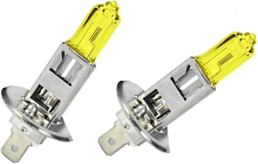 JURMANN 2x H1 55W 12V Original Golden Vision Gelb Yellow Scheinwerfer Ersatz Halogen Lampe E-geprüft von JURMANN
