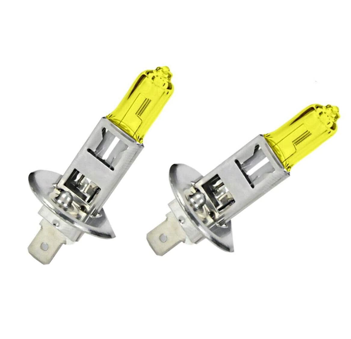 2x Jurmann H1 55W 12V Golden Vision Gelb Yellow Ersatz Halogen Birne für Scheinwerfer, Fernlicht, Abblendlicht, Nebelscheinwerfer - E-geprüft von JURMANN