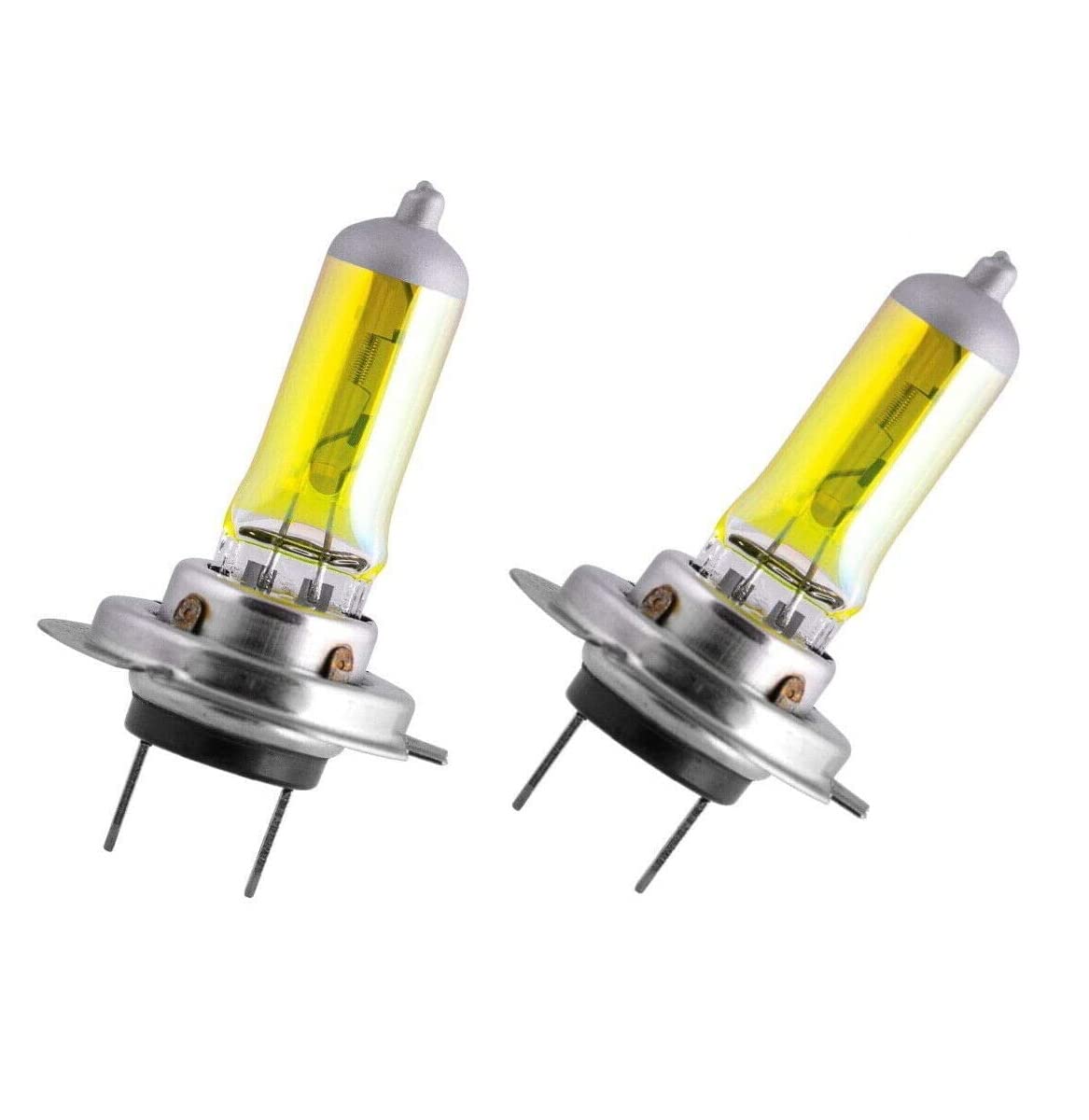 2x Jurmann H7 55W 12V Golden Vision Gelb Yellow Ersatz Halogen Birne für Scheinwerfer, Fernlicht, Abblendlicht, Nebelscheinwerfer - E-geprüft von JURMANN