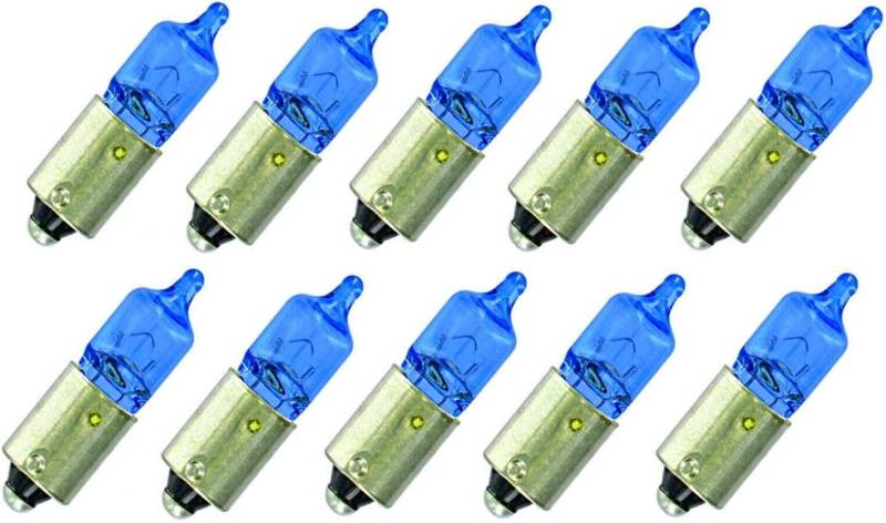 10x Jurmann H6W 12V BAX9s Original Super Weiß Halogen Ersatz Lampe für Parklicht Standlicht Hecklicht Rückfahrlicht - E-geprüft von JURMANN