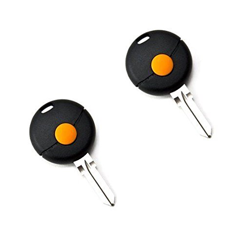 JURMANN 2X SMART Schlüssel Gehäuse Fernbedienung 1 Taste KS20 450 451 452 454 ForTwo ForFour Coupe Cabrio Roadster City-Coupe Crossblade von JURMANN