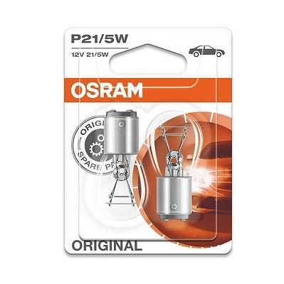 OSRAM 7528-02B P21/5W 12V 21/5W BAY15d Lampen Doppelblister von JURMANN