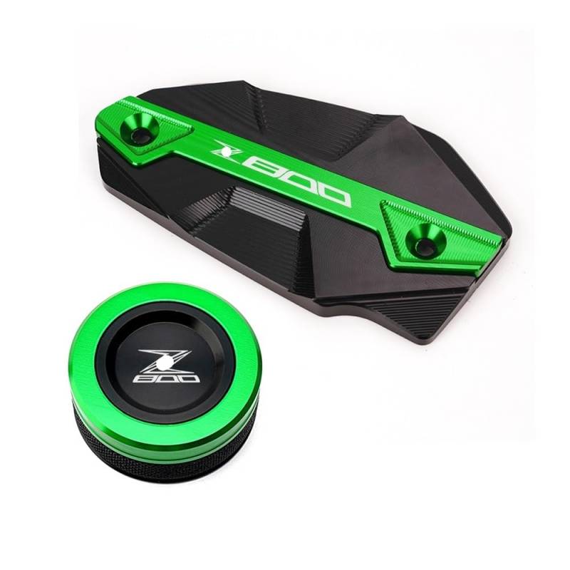 Motorrad Deckel Bremsflüssigkeitsbehälter Motorrad Vorne Und Hinten Bremsflüssigkeit Zylinder Master Reservoir Abdeckung Öl Einfülldeckel Für Kaw&asaki Z800 Logo Z 800 2013-2015 2016 von JURTBGF