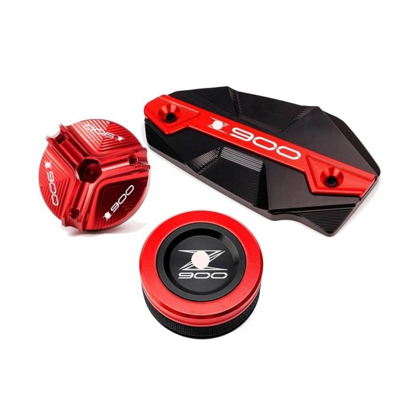 Motorrad Deckel Bremsflüssigkeitsbehälter Z900 Motorrad Bremsflüssigkeit Zylinder Master Reservoir Öleinfülldeckel Schutz Für Kaw&asaki Z900 2017-2019 2020 2021 2022 2023 Z 900 von JURTBGF