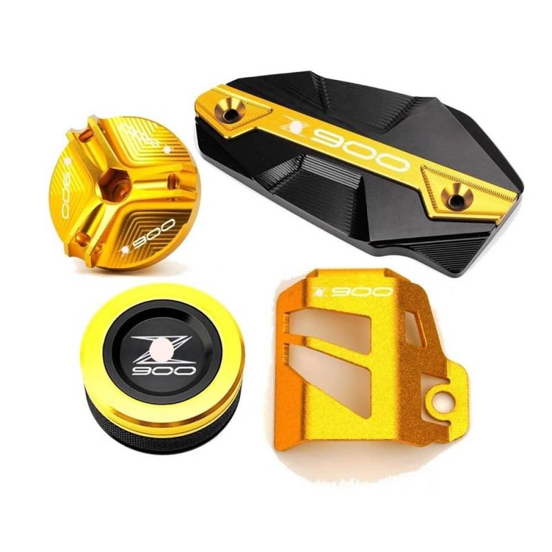 Motorrad Deckel Bremsflüssigkeitsbehälter Z900 Motorrad Bremsflüssigkeit Zylinder Master Reservoir Öleinfülldeckel Schutz Für Kaw&asaki Z900 2017-2019 2020 2021 2022 2023 Z 900 von JURTBGF