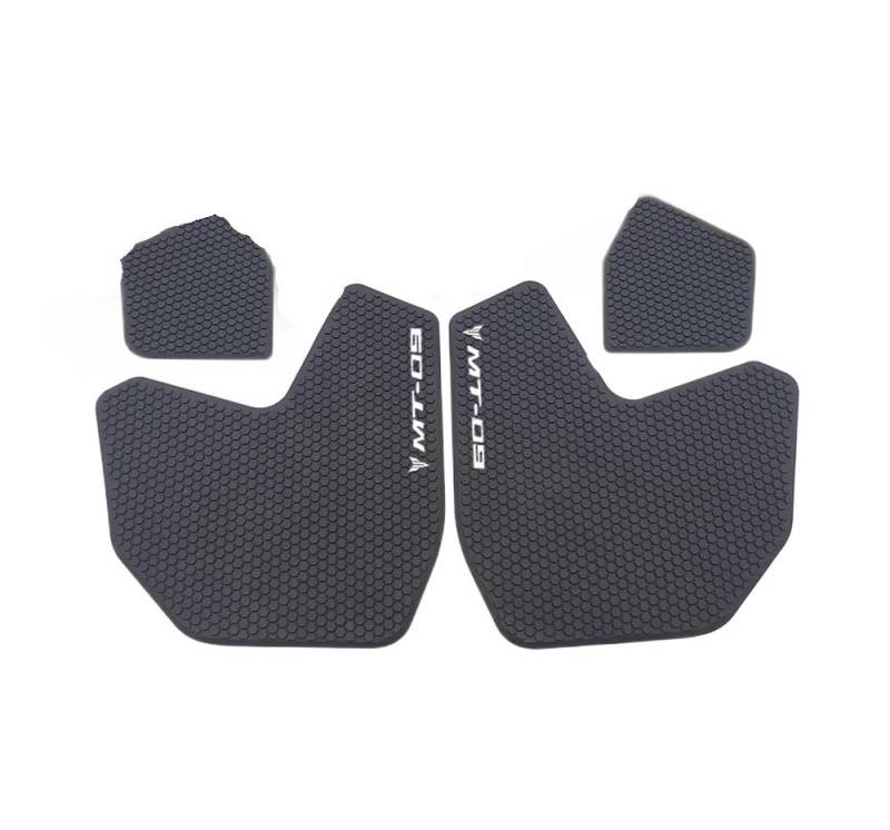 Motorrad Protektoren Kraftstofftank Aufkleber Motorrad Nicht-Slip Seite Kraftstoff Tank Aufkleber wasserdichte Pad Gummi Aufkleber Für FZ09 FZ 09 MT 09 MT09 2013-2022 2021 von JURTBGF
