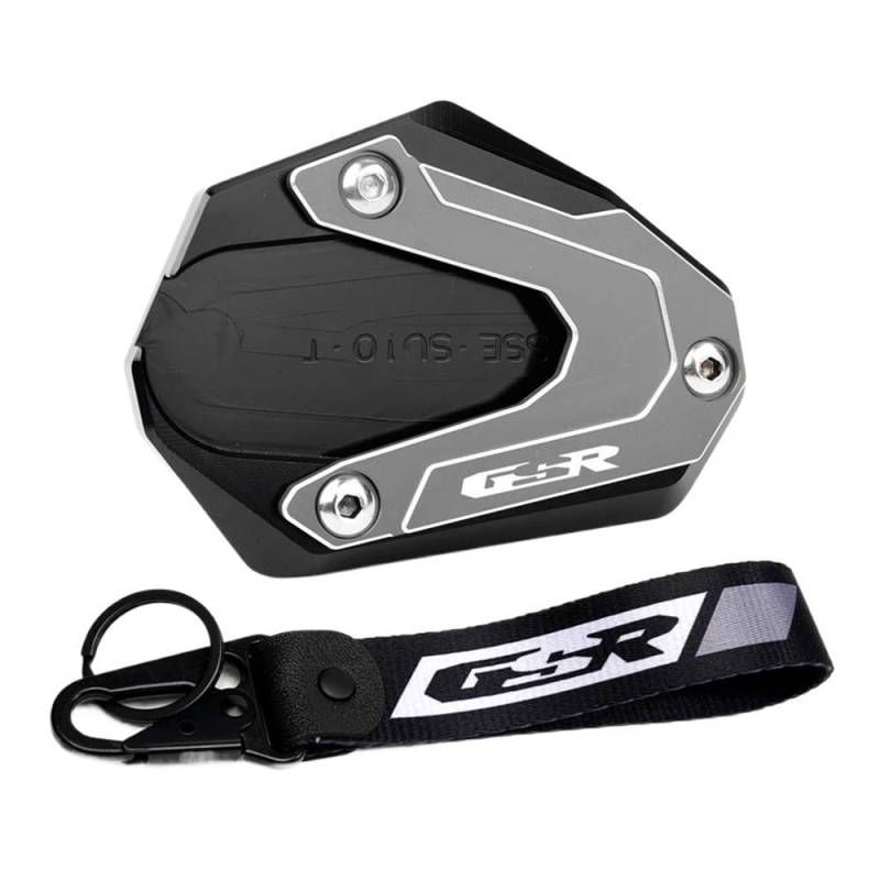 Motorrad Ständer Seitenverlängerung Pad Für GSR 750 Gsr750 GSR750 Gsx-s750 Zubehör Motorrad Ständer Seitenständer Verlängerung Pad Schlüsselanhänger von JURTBGF