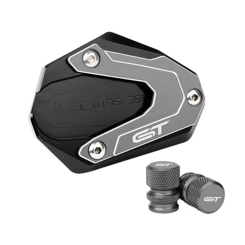 Motorrad Ständer Seitenverlängerung Pad Für GSXS 1000GT 2022 GSX-S1000GT 2023 GSXSGT GSX-S Motorrad Seite Stehen Vergrößern Verlängerung Kickstand Pad Schlüsselanhänger von JURTBGF