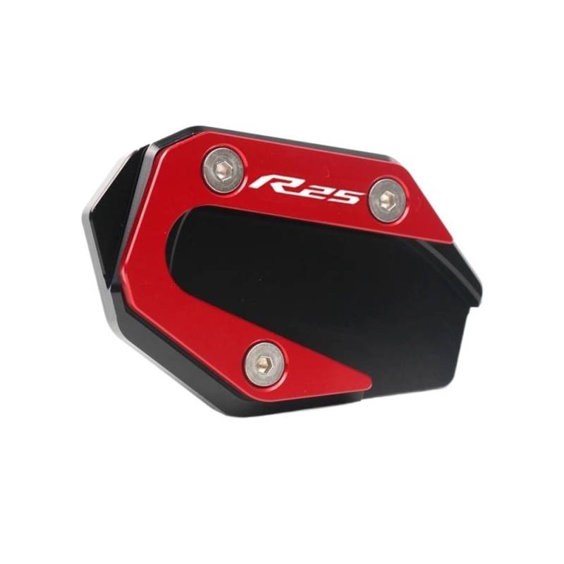 Motorrad Ständer Seitenverlängerung Pad Für MT 03 25 YZF R3 R25 MT03 YZFR25 YZFR3 2014-2022 2018 Motorrad Kickstand Fuß Seite Stehen Verlängerung Pad Unterstützung Platte von JURTBGF