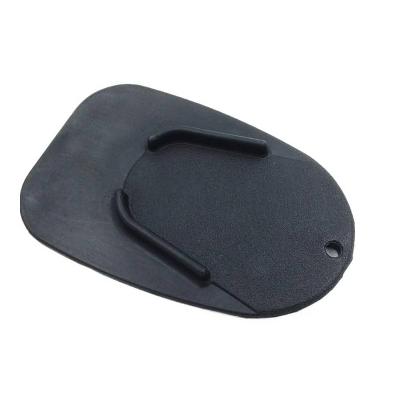 Motorrad Ständer Seitenverlängerung Pad Motorrad Ständer Seitenständer Platte Basis Schutz Kunststoff Pad Schwarz rutschfeste Matte Universal Motorrad Parkplatz Außenteile von JURTBGF