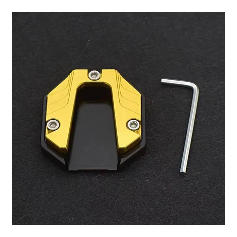 Motorrad Ständer Seitenverlängerung Pad Universal Roller Motorrad Fahrrad Ständer Extender Fuß Seite Stehen Verlängerung Pad Unterstützung Platte Anti-Skid Vergrößerte Basis von JURTBGF