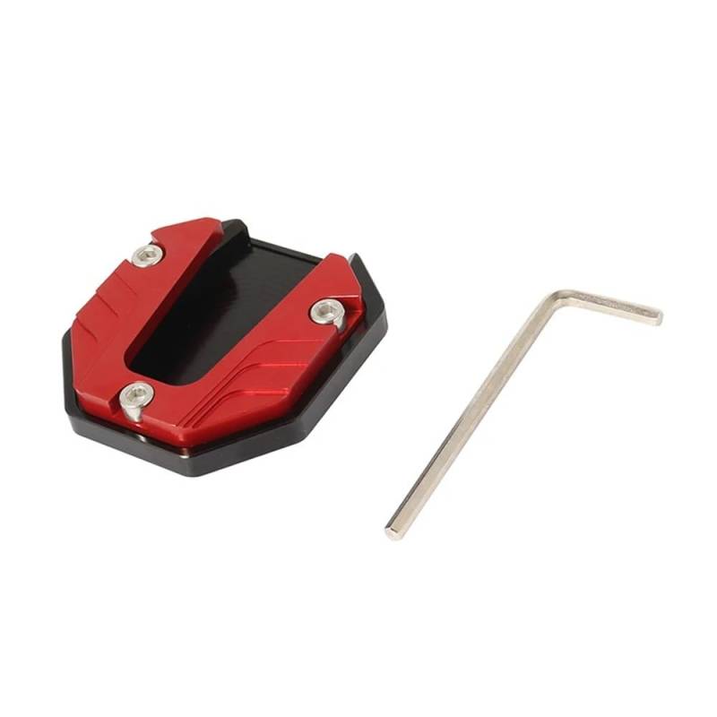 Motorrad Ständer Seitenverlängerung Pad Universal Roller Motorrad Fahrrad Ständer Extender Fuß Seite Stehen Verlängerung Pad Unterstützung Platte Anti-Skid Vergrößerte Basis von JURTBGF