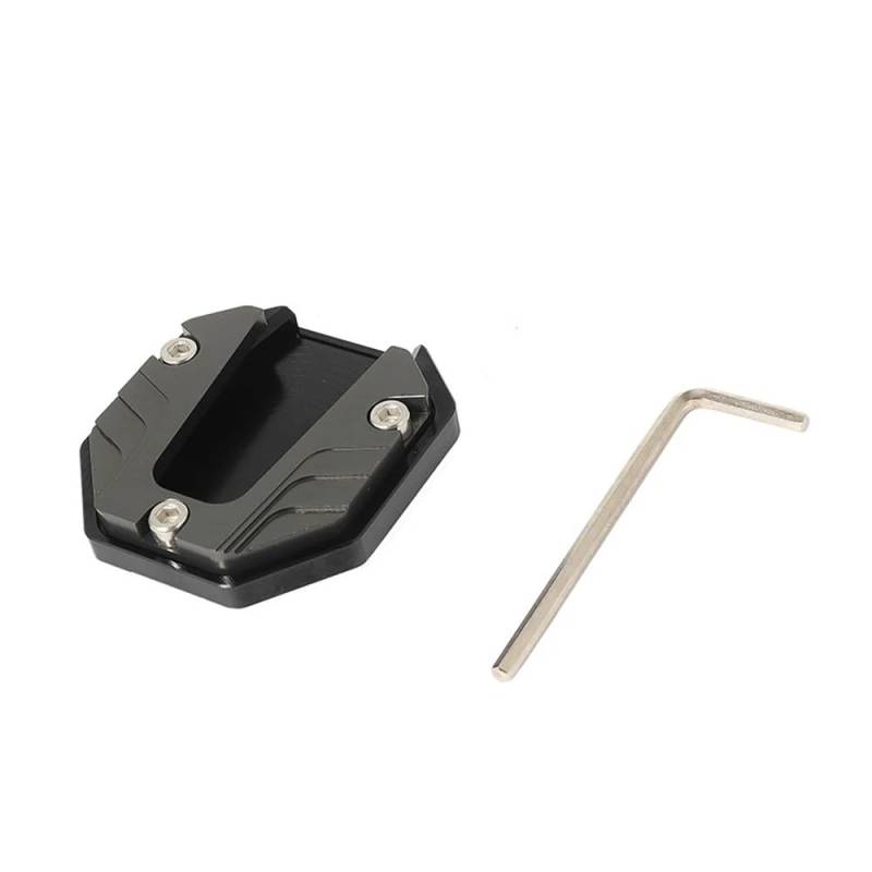 Motorrad Ständer Seitenverlängerung Pad Universal Roller Motorrad Fahrrad Ständer Extender Fuß Seite Stehen Verlängerung Pad Unterstützung Platte Anti-Skid Vergrößerte Basis von JURTBGF