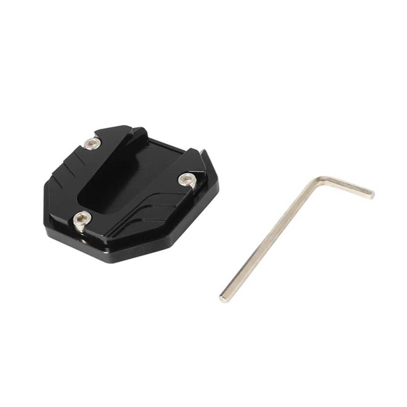 Motorrad Ständer Seitenverlängerung Pad Universal Roller Motorrad Fahrrad Ständer Extender Fuß Seite Stehen Verlängerung Pad Unterstützung Platte Anti-Skid Vergrößerte Basis von JURTBGF