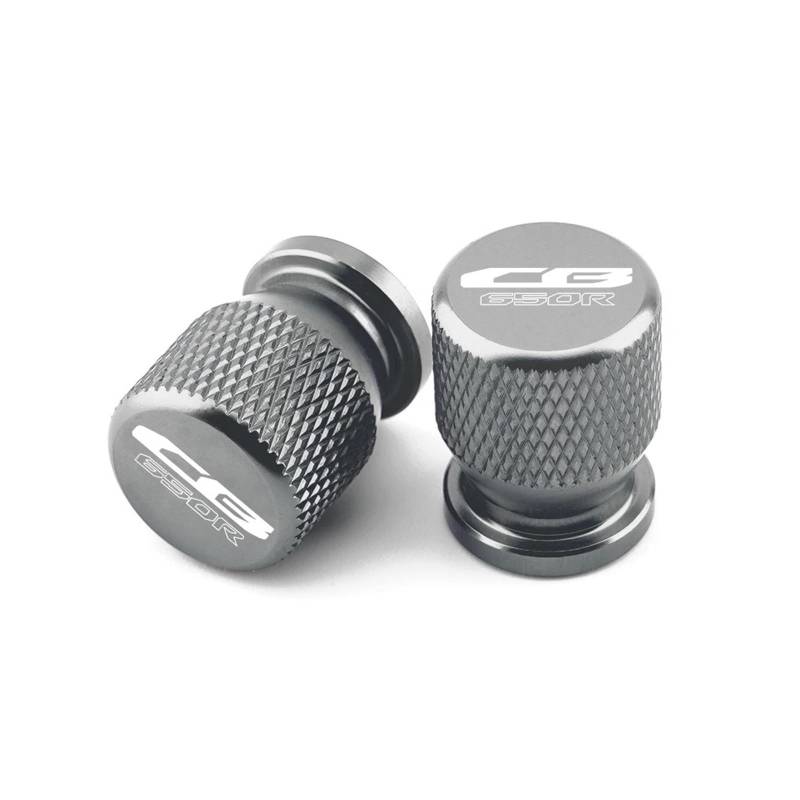 Ventildeckel für Motorräder Für Hon@&da CB650R CBR650R CBR 650R CB 650 R Motorrad CNC Zubehör Air Port Abdeckung Reifen Ventil Rad Stem Caps(Titanium) von JUSTCATYS