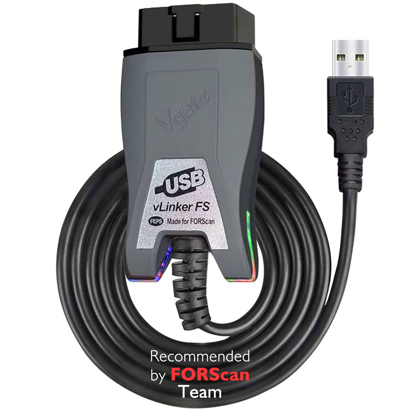 JUTA VLINKER FS OBD2 USB Adapter OBD-II Diagnosegerät für FORSscan mit HS/MS-CAN Auto Switch von JUTA