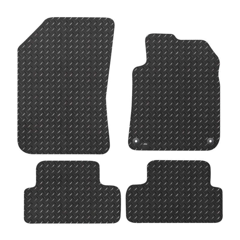 JVL 2015-On Passgenaues Gummi-Fußmatten-Set für 308GT T9 ab Baujahr 2015, Schwarz von JVL